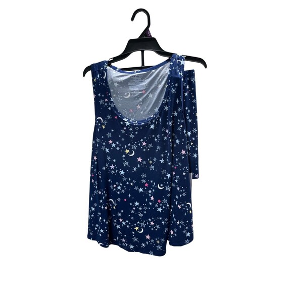 Joyspun Shorty Pajama Set Size 2X Women's Nautical Navy Blue Stars Moon NEW NWT - Picture 1 of 4